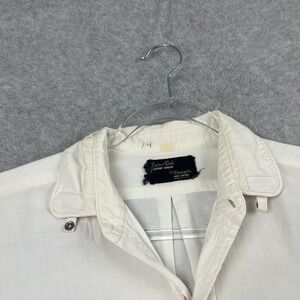 True Vintage 40s‎ 50s Career Club Truval Cotton Formal Dress Shirt White Small